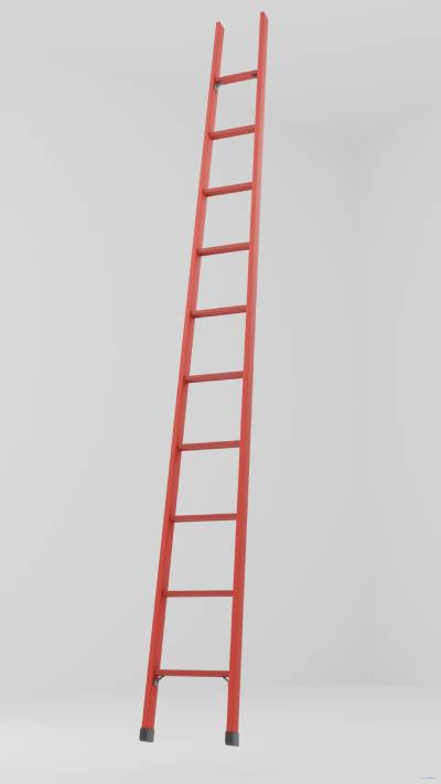 ЛСП-2,8Т лестница стеклопластиковая приставная Телеком h=2800мм, ступ.10 