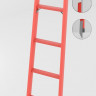 ЛСП-1,3ТКМ лестница стеклопластиковая приставная Телеком, крюки, металлические оконцеватели h=1300мм, ступ.4