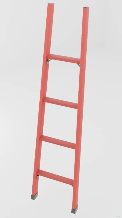 ЛСП-1,7 лестница стеклопластиковая приставная h=1700мм, ступ.4 