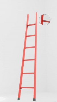 ЛСП-1,8АТ лестница стеклопластиковая приставная Телеком, абразивное покрытие ступеней h=1800мм, ступ.6