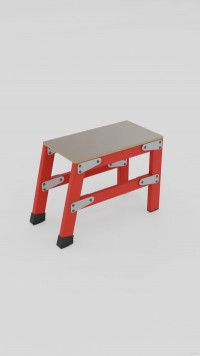 СВП-0,4 стеклопластиковая с вертикальными опорами подмость h=400мм, разборная, площадка 400х400мм