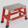 ССС-0,5П диэлектрическая стеклопластиковая подмость h=500мм, 1х2 ступеней, разборная, площадка 400х400мм