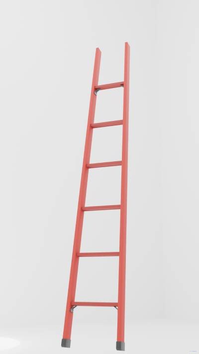 ЛСП-2,4 лестница стеклопластиковая приставная h=2400мм, ступ.6 