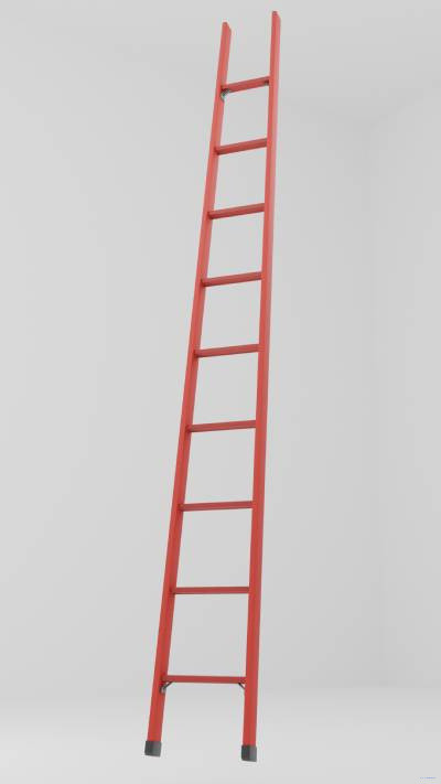 ЛСП-2,4Т лестница стеклопластиковая приставная Телеком h=2400мм, ступ.9 