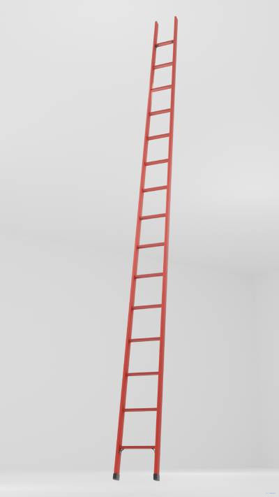 ЛСП-4,0Т лестница стеклопластиковая приставная Телеком h=4000мм, ступ.15 